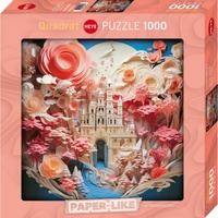 Heye Paper-Like White Castle Jigsaw Puzzle 1000 Pieces