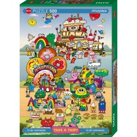 Heye Take A Trip with Jon Burgerman Jigsaw Puzzle 500 Pieces
