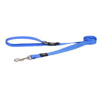 Rogz Classic Reflective Dog Safety Lead Blue Large