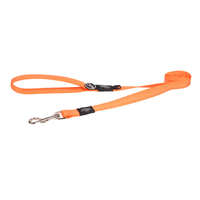 Rogz Classic Reflective Dog Safety Lead Orange Large