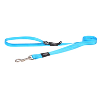 Rogz Classic Reflective Dog Safety Lead Turquoise Large
