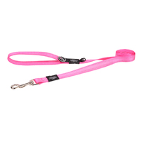 Rogz Classic Reflective Dog Safety Lead Pink Large