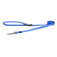 Rogz Classic Reflective Dog Safety Lead Blue Medium