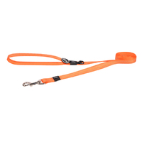 Rogz Classic Reflective Dog Safety Lead Orange Medium
