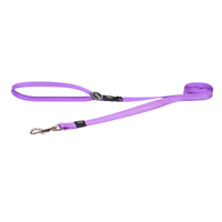 Rogz Classic Reflective Dog Safety Lead Purple Medium