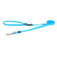 Rogz Classic Reflective Dog Safety Lead Turquoise Medium