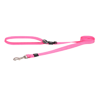 Rogz Classic Reflective Dog Safety Lead Pink Medium