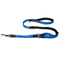 Rogz Control Shock Absorbing Bungee Dog Long Lead Blue XL