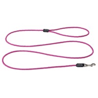 Rogz Classic Rope Genuine Leather Cuffs Dog Lead Pink Small