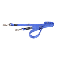 Rogz Multi-Lead Stop-Pull Reflective Dog Lead Blue XL