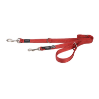 Rogz Multi-Lead Stop-Pull Reflective Dog Lead Red XL