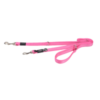 Rogz Multi-Lead Stop-Pull Reflective Dog Lead Pink Large