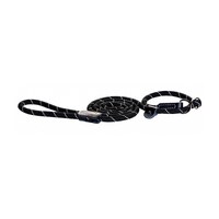 Rogz Classic Moxon Rope Dog Lead Black 1.8m x 12mm