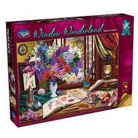Window Wonderland Lilacs & Swans Jigsaw Puzzles 1000 Pieces (HOL773268)