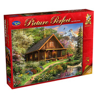 Picture Perfect 7 Log Cabin Home Jigsaw Puzzles 1000 Pieces (HOL773381)