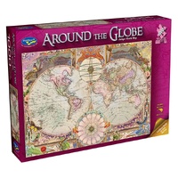 Holdson Around the Globe Antique World Jigsaw Puzzle 1000 Pieces (HOL774432)
