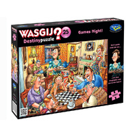 Holdson Wasgij Destiny 25 Games Night Jigsaw Puzzle 1000pcs (HOL775484)