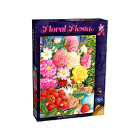 Holdson Floral Fiesta Peonies Roses & Strawberries Jigsaw Puzzle (HOL775569)