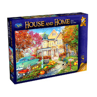 Holdson House & Home Autumn Town House Jigsaw Puzzle 1000pcs (HOL775644)