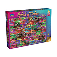 Holdson Splash of Colour Sewing Machine Frenzy Jigsaw Puzzle 1000pcs (HOL776153)