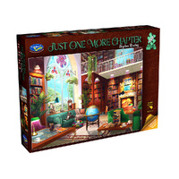 Holdson Just One More Chapter Fireplace Reading Jigsaw Puzzle 1000pc (HOL776924)