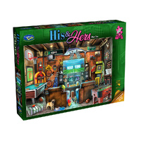 Holdson His & Hers Man Cave Jigsaw Puzzle 1000 Pieces (HOL777013)
