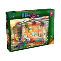 Holdson His & Hers She Shed Jigsaw Puzzle 1000 Pieces (HOL777020)