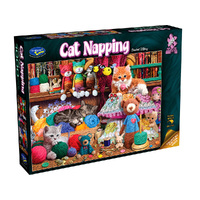 Holdson Cat Napping Crochet Kittens Jigsaw Puzzle 1000pcs (HOL777259)