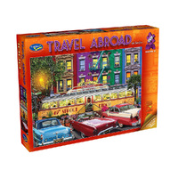 Holdson Travel Abroad 49th Street Diner Jigsaw Puzzle 1000pcs (HOL777365)