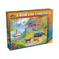 Holdson A Road Less Travelled Summer Lake House Jigsaw Puzzle 1000pc (HOL777495)
