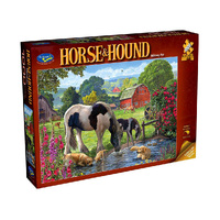 Holdson Horse & Hound Watering Hole Jigsaw Puzzle 1000 Pieces (HOL777709)