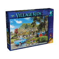 Holdson Village Kids Crossing the Ford Jigsaw Puzzle 1000pcs (HOL777785)
