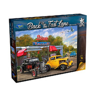 Holdson Back in the Fast Lane Diner Car Show Jigsaw Puzzle 1000pcs (HOL777884)