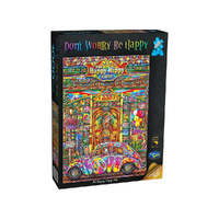 Holdson Dont Worry Be Happy Hippy Shop Jigsaw Puzzle 1000 Pieces (HOL778218)