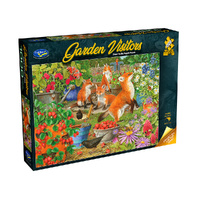 Holdson Garden Visitors Foxes Jigsaw Puzzle 1000 Pieces (HOL778454)