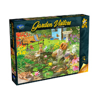 Holdson Garden Visitors Frogs in the Pond Jigsaw Puzzle 1000 Pieces (HOL778461)
