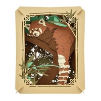 ENSKY Paper Theater Lesser Panda Three-Dimensional Craft Kit