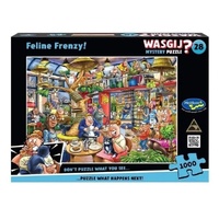 Holdson Wasgij? Mystery 28 Feline Frenzy Jigsaw Puzzle 1000 Pieces (HOL778577)