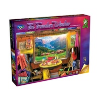 Holdson The Travelers Window: Switzerland Train Jigsaw Puzzle 1000 Pieces