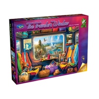 Holdson The Travelers Window: Yellowstone Jigsaw Puzzle 1000 Pieces