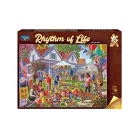 Holdson Rhythm of Life: Garage Sale Jigsaw Puzzle 1000 Pieces
