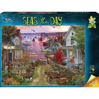 Holdson Seas the Day: Evening in the Harbour Jigsaw Puzzle 1000 Pieces