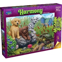 Holdson Harmony: Turtles & Puppies Jigsaw Puzzle XL 500 Pieces