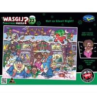 Holdson Wasgij? Christmas 22: Not so Silent Night! Jigsaw Puzzle 1000 Pieces