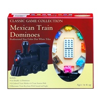 DOMINOES,D-12,+ MEXICAN TRAIN (HSN10294)