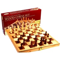 CHESS,WOOD,15" INLAID BD.*CGC* (HSN20004)