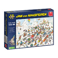 Jumbo Jan Van Haasteren Its All Going Downhill Jigsaw Puzzle 1000pcs (JUM00025)