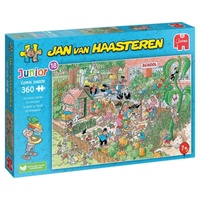 Jumbo Jan van Haasteren: Junior 18 School Garden Jigsaw Puzzle 360 Pieces