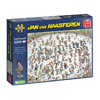 Jumbo Jan Van Haasteren Riding the Skate Bowl Jigsaw Puzzle 2000pcs (JUM00324)