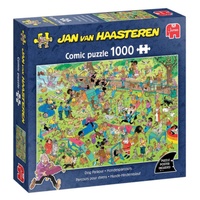 Jumbo Jan van Haasteren: Dog Parkour Jigsaw Puzzle 1000 Pieces